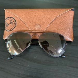 Women’s Ray-Ban Brown Aviator Gradient